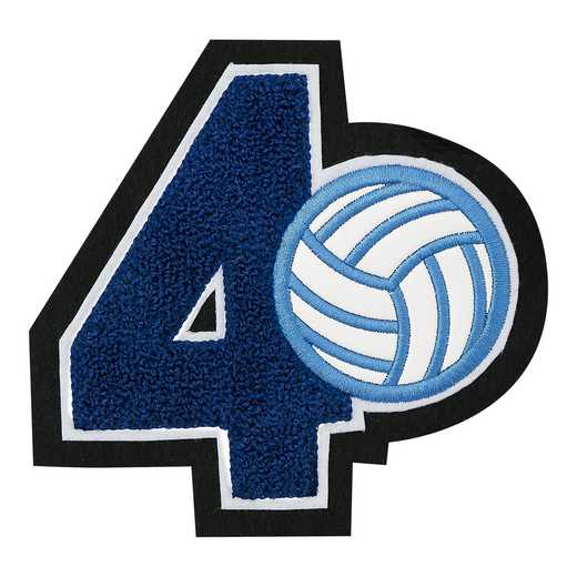 LJ7009VB: 1 Digit Jersey Number - Chenille with Symbol - Sport Touch - Volleyball
